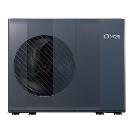 LumenHaus SunHeater Luft-Wasser-Wärmepumpe, Monoblock-Außeneinheit in Anthrazit